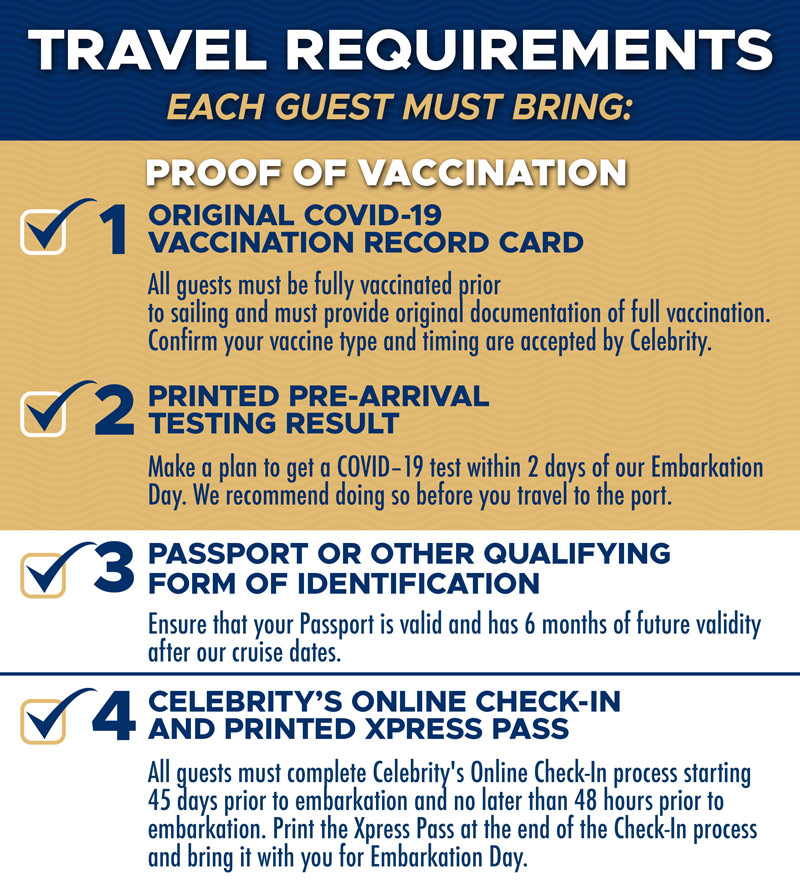 travel cruise requirements